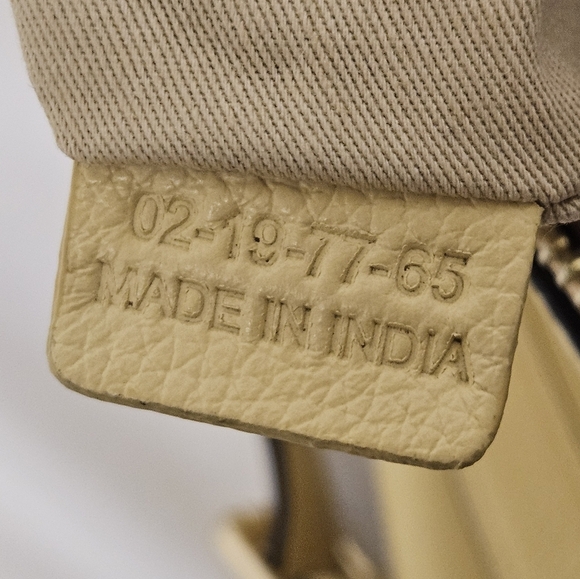 See By Chloe Joan Two Way Leather And Suede Crossbody Bag In Straw Beige Gold - Picture 13 of 17